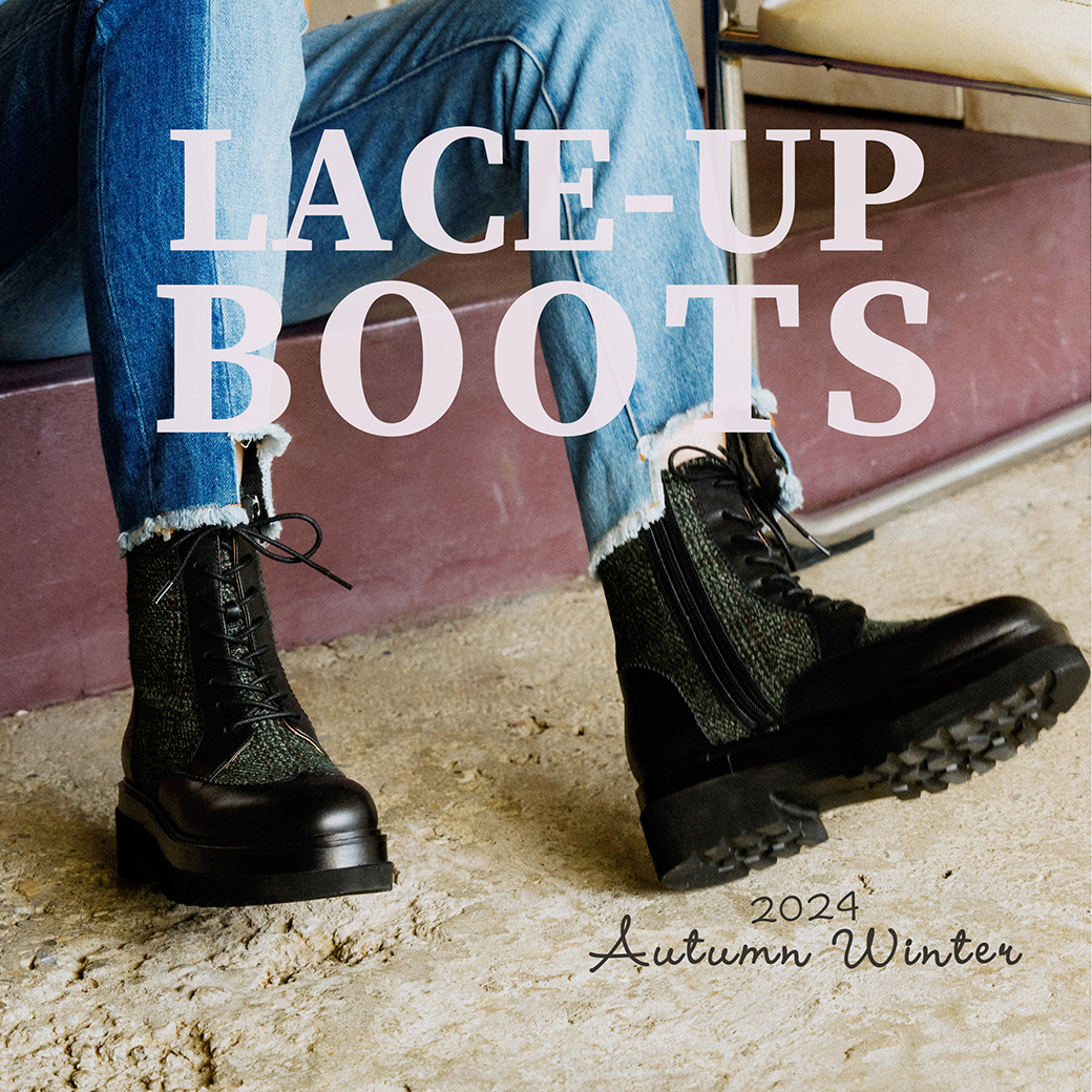 歩きやすいレースアップブーツ｜2024秋冬最新版 | あしながおじさん  