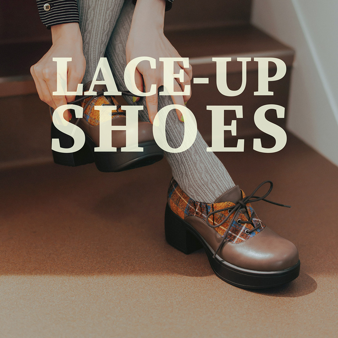 レースアップシューズ特集