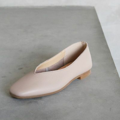 防水｜Vカットフラットシューズ（EN_5360268）