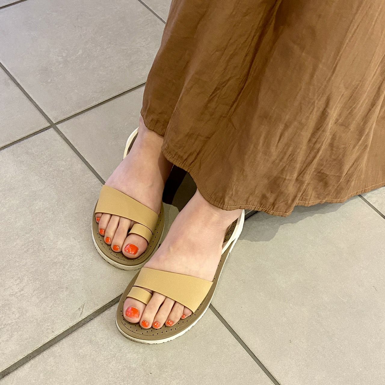 スタッフ着用：ベージュコンビ