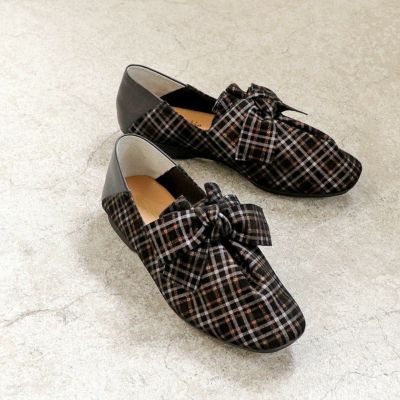 ⭐︎美品⭐︎あしながおじさん フラットシューズ ローファー グレー 24cm 防水｜Lカットフラットシューズ（EN_5360373