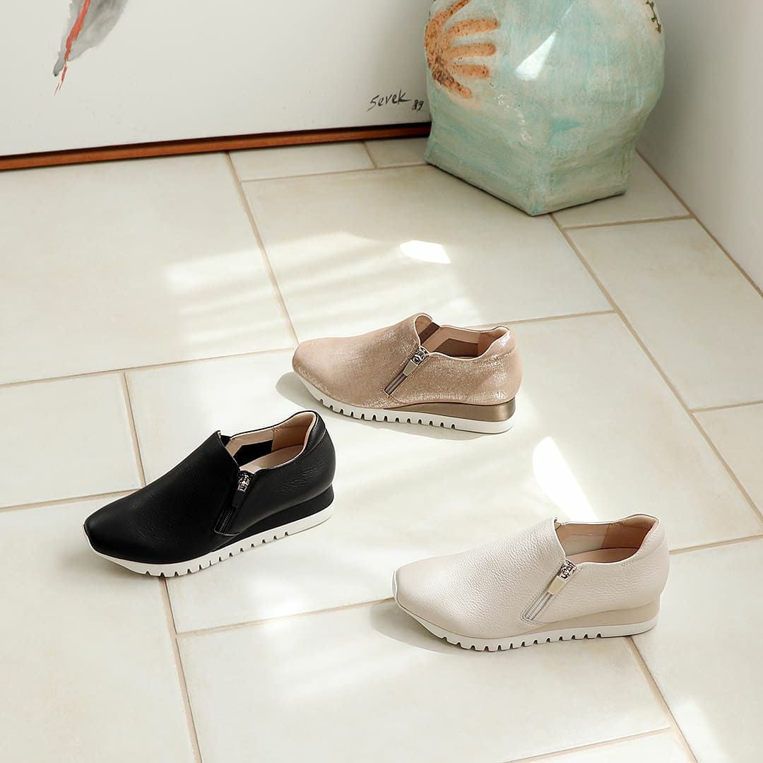 撥水│スリッポンスニーカー