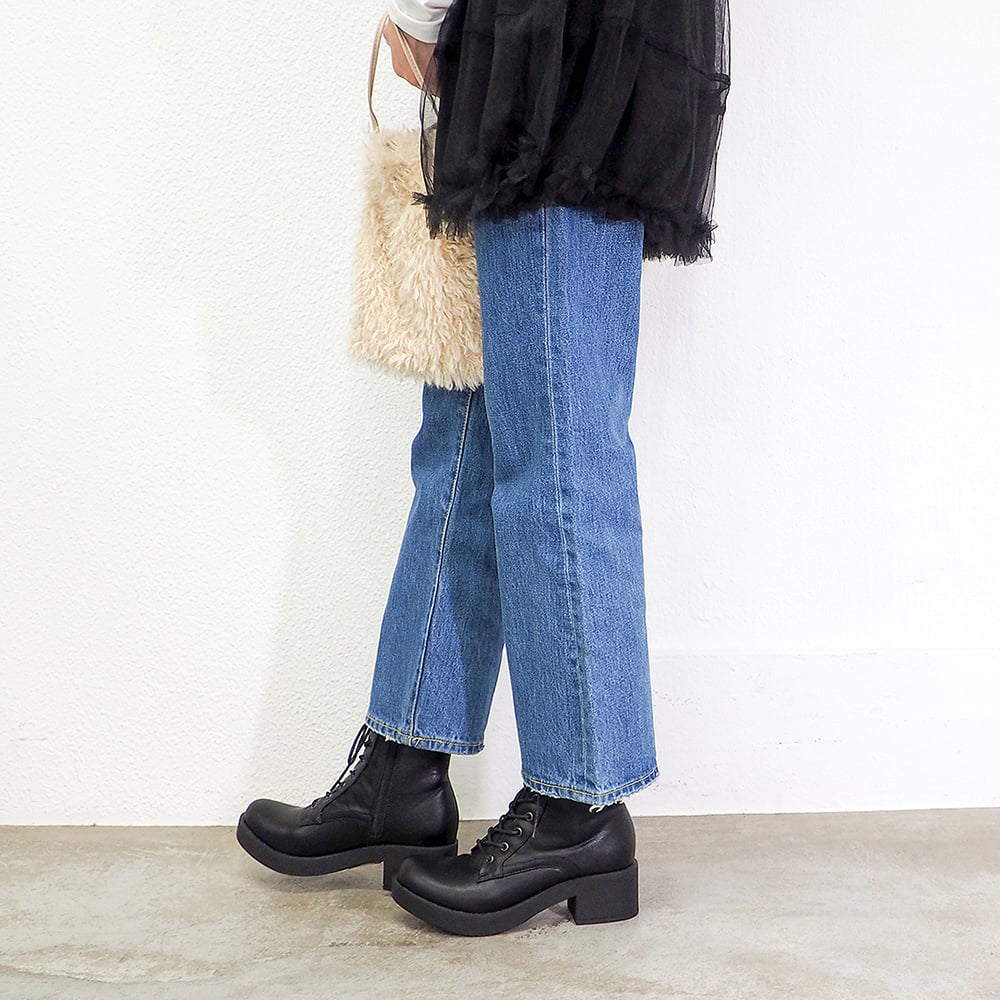 厚底レースアップブーツ（BY_8980694） | あしながおじさん / cavacava