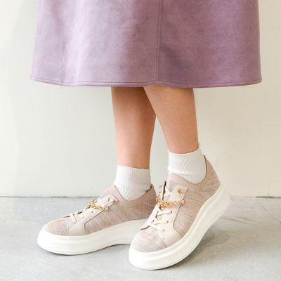 【SALE】厚底ニットスニーカー（BY_8490075）