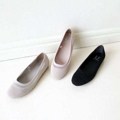 【SALE】軽量｜ニットフラットシューズ（BY_8710555）