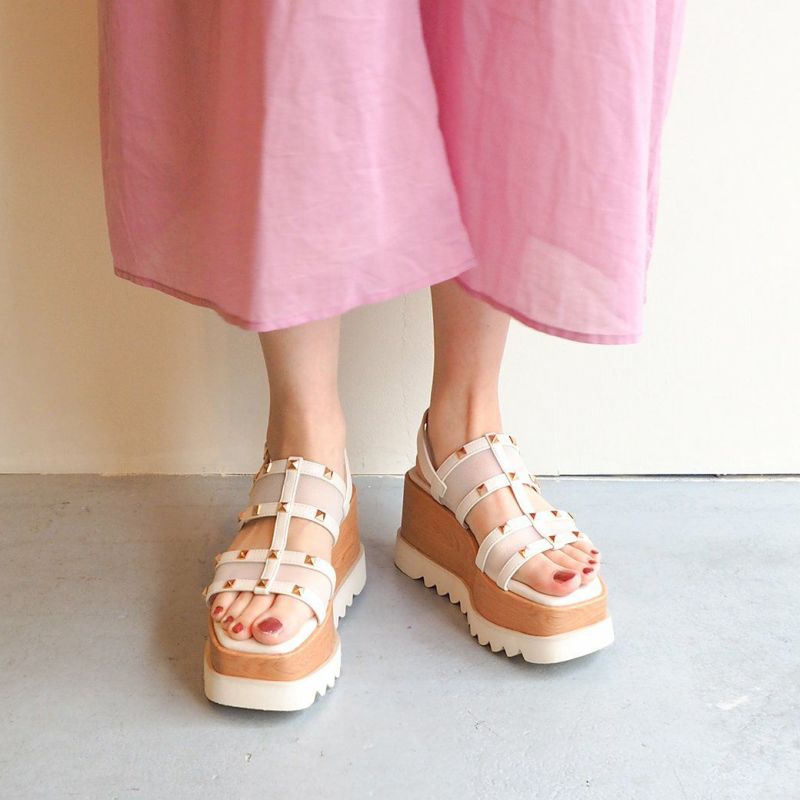 SALE】厚底スタッズサンダル （BY_8980745） | あしながおじさん