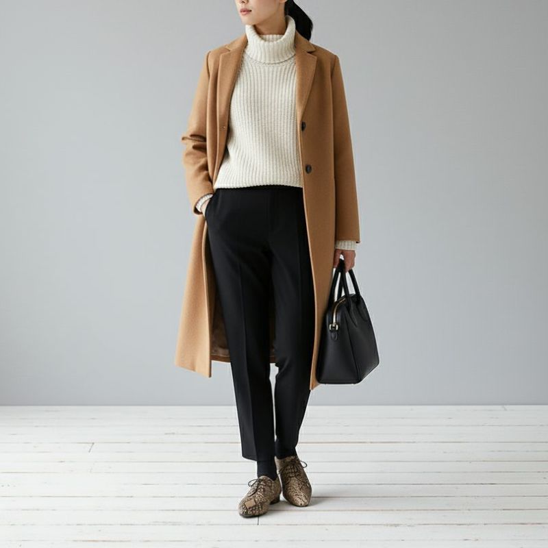 秋冬コーデのアクセントになるパイソン柄