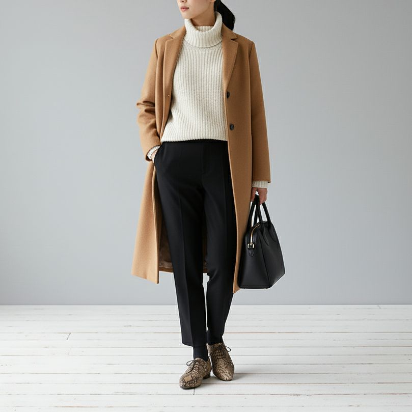 秋冬コーデのアクセントになるパイソン柄