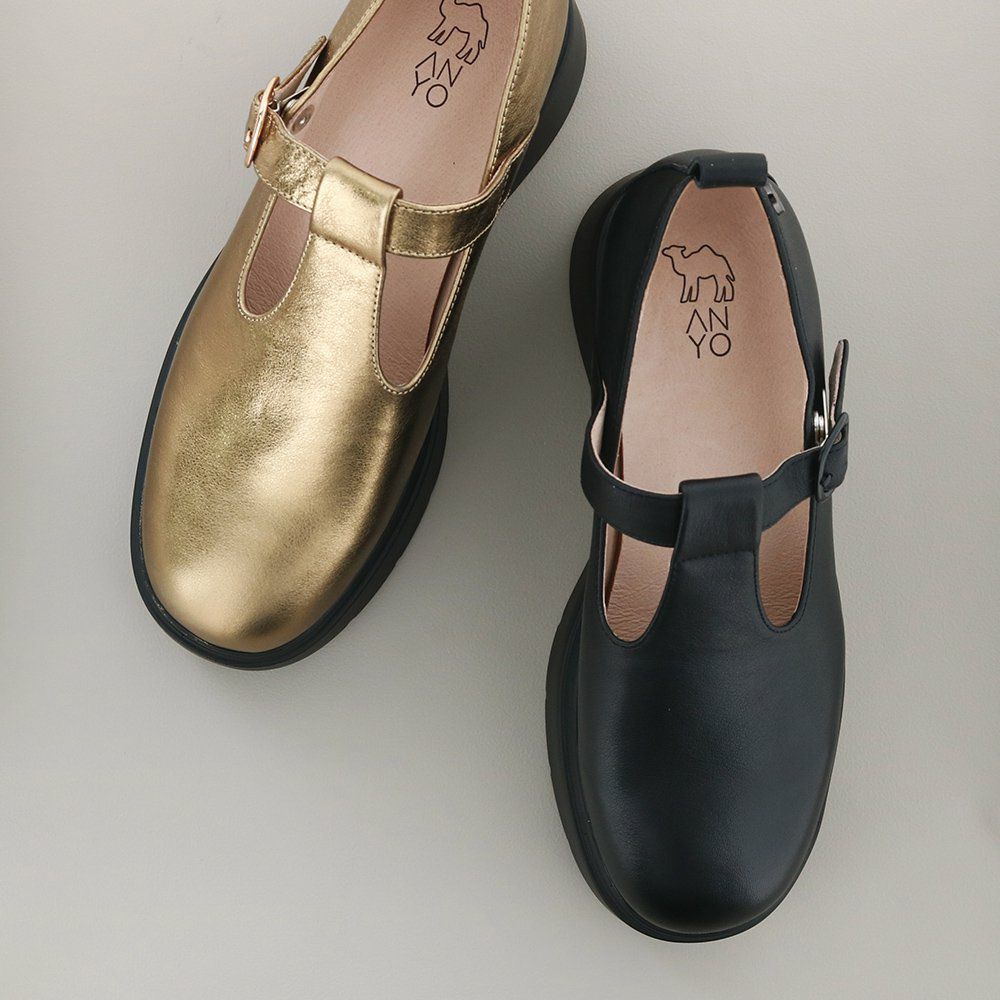 SALE】撥水｜厚底Tストラップシューズ（AY_2440059 
