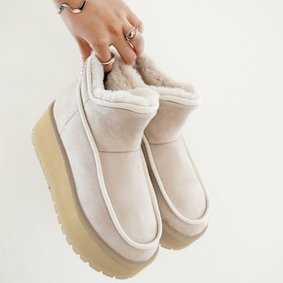 【SALE】撥水│厚底ムートンブーツ（BY_8490097）