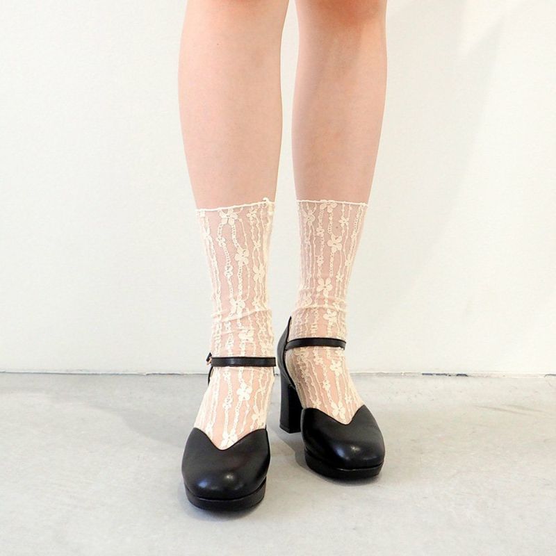 超美品☆FACTELIER ストラップパンプス Vカット 本革23.5cm SALE】厚底Vカットストラップパンプス（BY_8700187