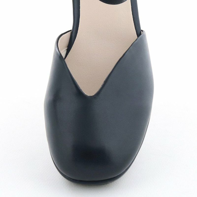 超美品☆FACTELIER ストラップパンプス Vカット 本革23.5cm SALE】厚底Vカットストラップパンプス（BY_8700187