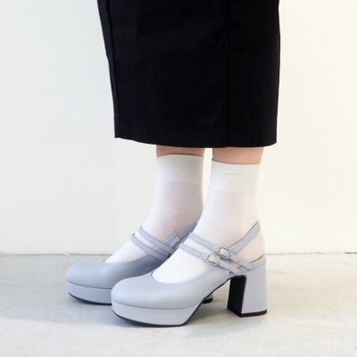 【SALE】厚底バックスリングパンプス（BY_8990011）