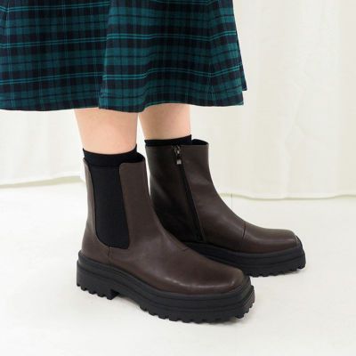 【SALE】サイドゴアコンバットブーツ（BY_8710378-A）