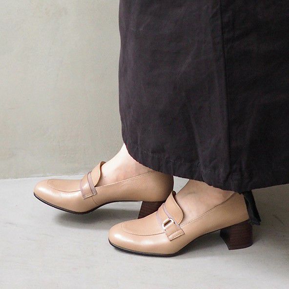 防滑│ソフトレザーモカパンプス（AS_3710391） | あしながおじさん
