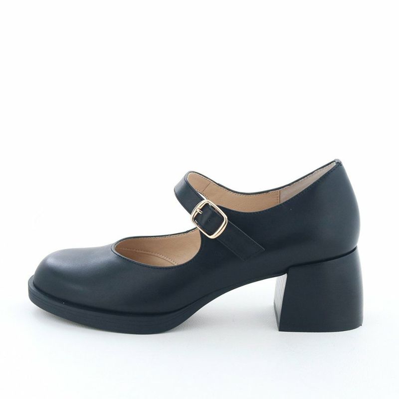 nat & nin ブラック ストラップパンプス アンクルストラップパンプス 6928/AGU/BLACK – nebulonie