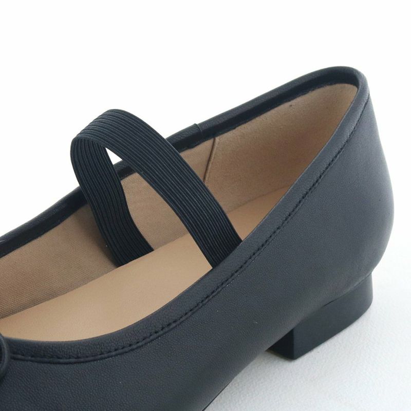 TRAVEL SHOES ストラップバレエシューズ レイン TR019 BLACK