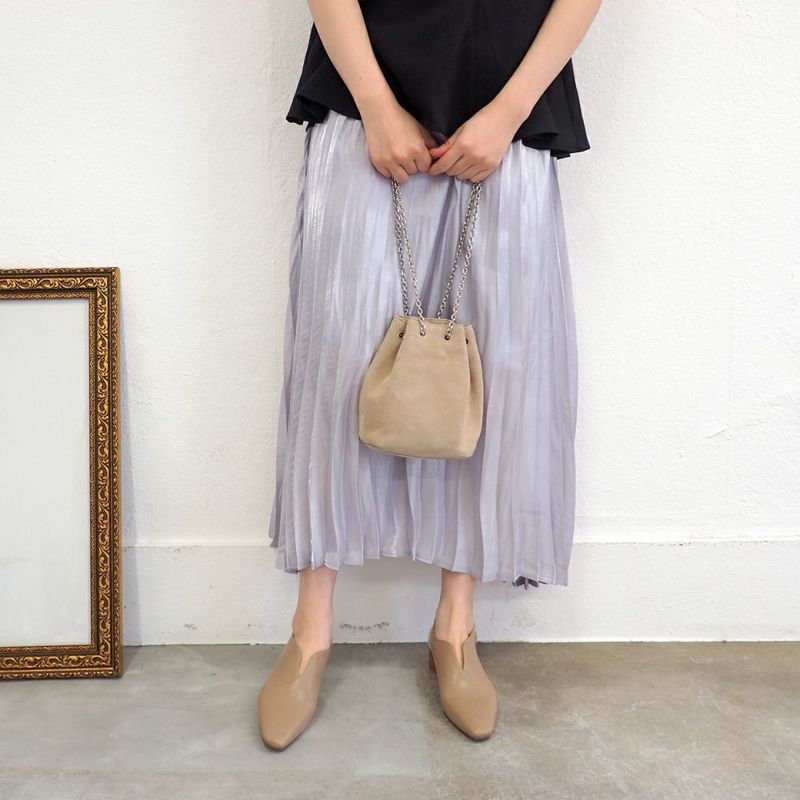 超美品✨ en あしながおじさん バックバンドミュール 22.5 ゴールド en あしながおじさん レディースシューズ バックバンドミュール