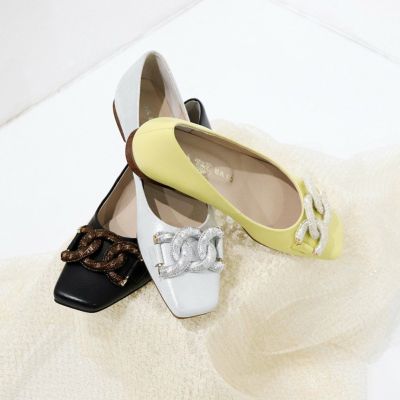 オーナメントローヒールパンプス （CA_1320651）