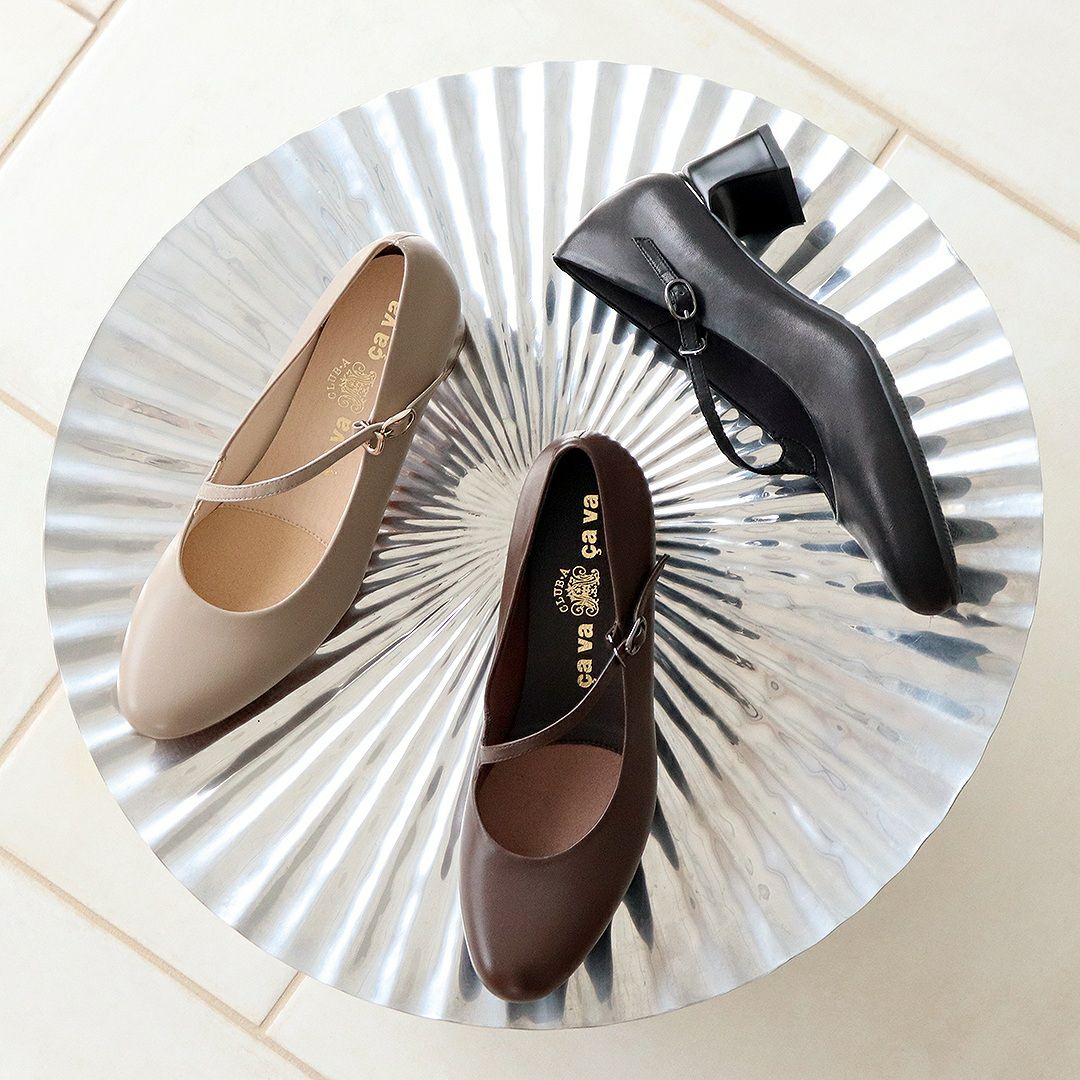 晴雨兼用｜ストラップパンプス