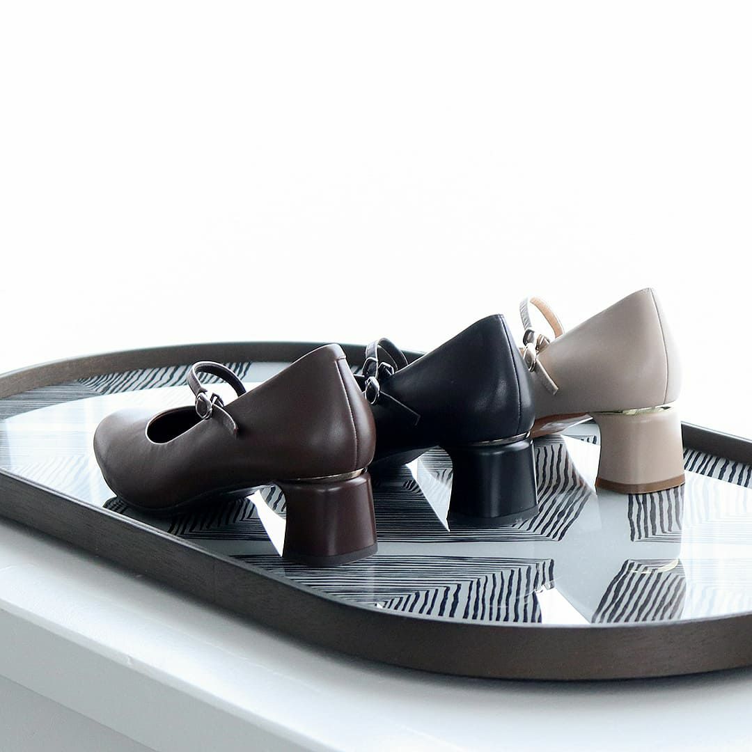  晴雨兼用｜ストラップパンプス