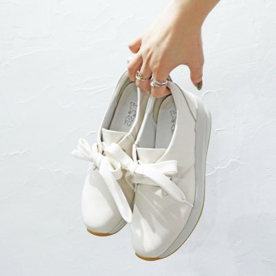 【SALE】撥水｜厚底リボンスニーカー（AY_2840059）
