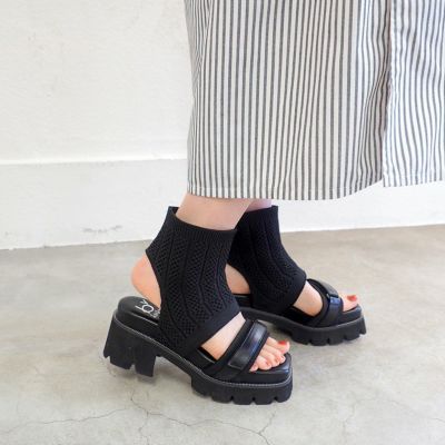 【SALE】軽量｜厚底ニットサンダル （BY_8990017）