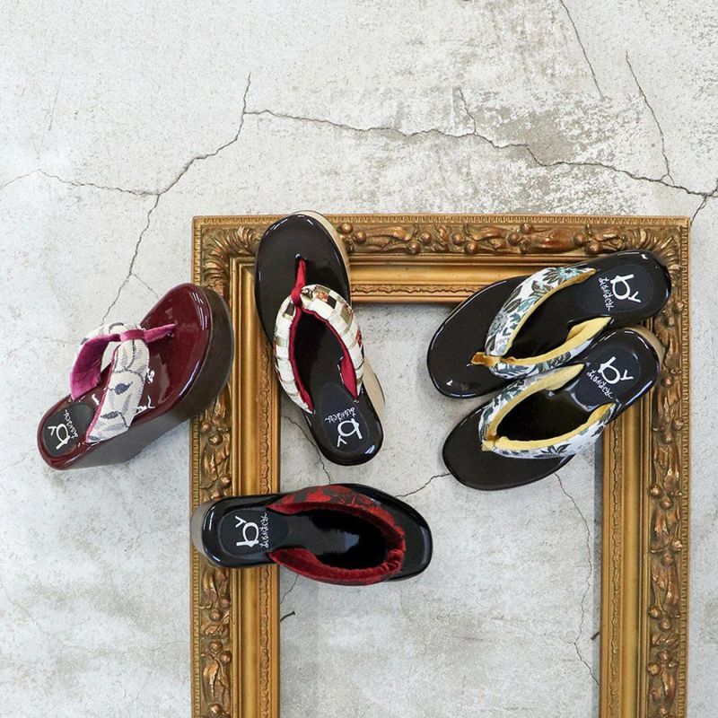 厚底下駄トングサンダル