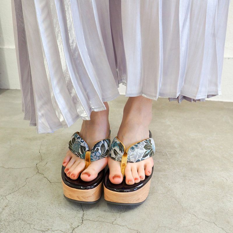 ［2025春夏新色］イエローコンビ　※鼻緒の柄は商品写真をご参照ください