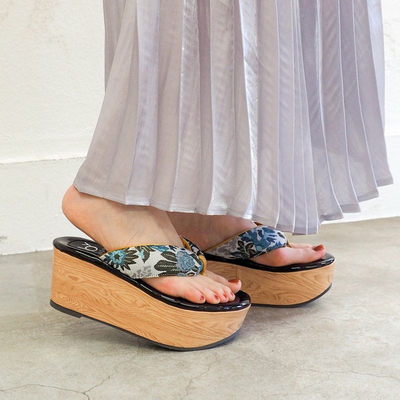 ［2025春夏新色］イエローコンビ　※鼻緒の柄は商品写真をご参照ください