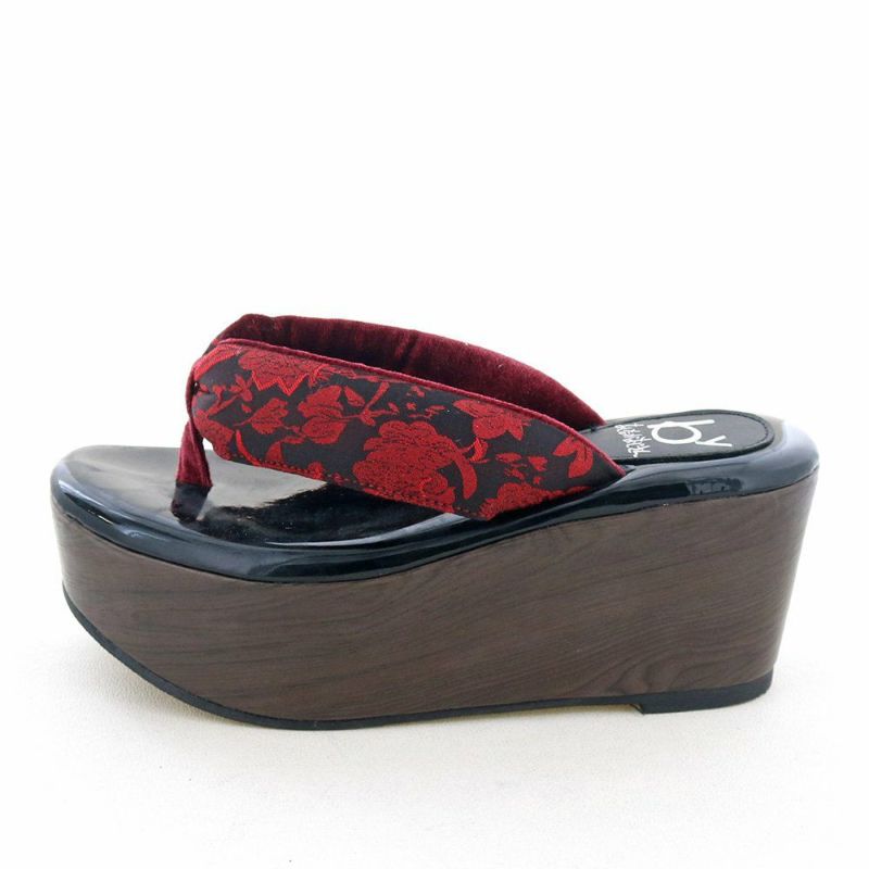 byあしながおじさんの夏の人気アイテム、ぽっくりみたいな下駄サンダル