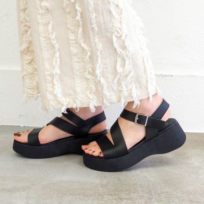 SALE】厚底ベルトサンダル （EN_5360599） | あしながおじさん