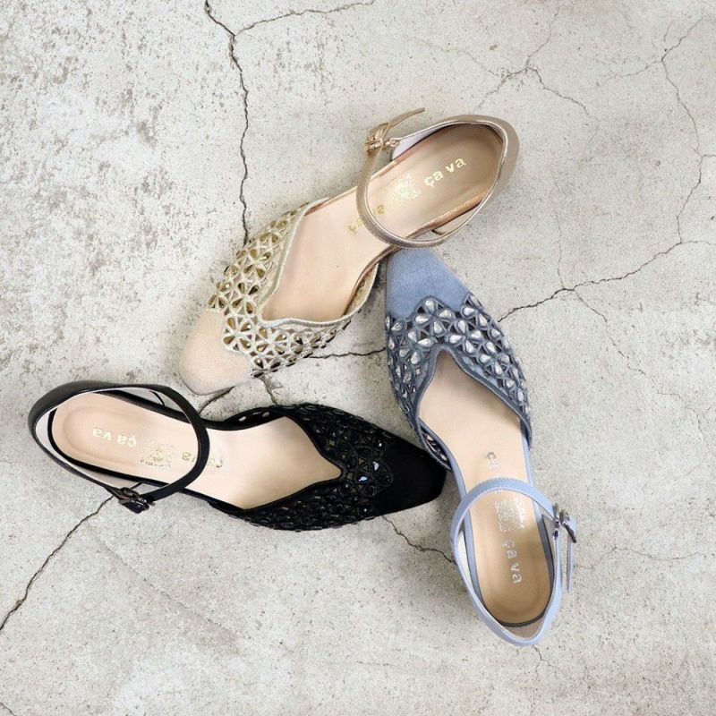 ポインテッドセパレートパンプス