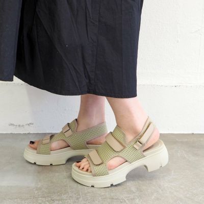 【SALE】厚底パデットリボンサンダル （AY_1340095）