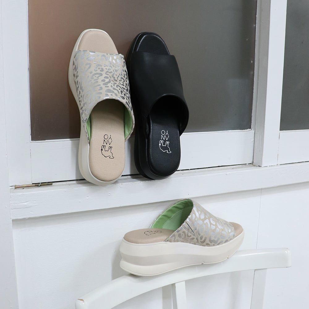 厚底ミュールサンダル