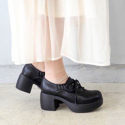 厚底レースアップパンプス （BY_8490121） | あしながおじさん