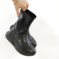 厚底ストレッチブーツ 