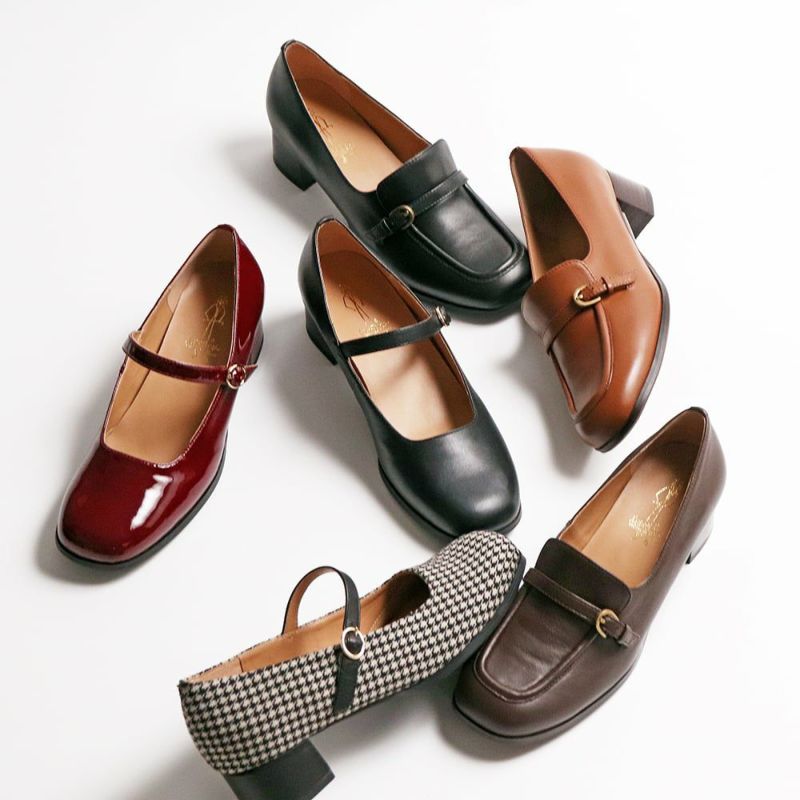 あしながおじさんの毎日履きたいパンプス。モカデザインもあります