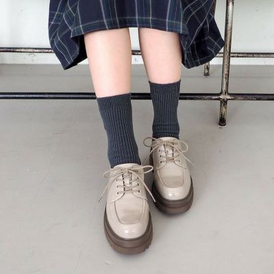 の*川様 マザーハウス　厚底グレー レースアップシューズ の*川様 マザーハウス 厚底グレー レースアップシューズ マザー