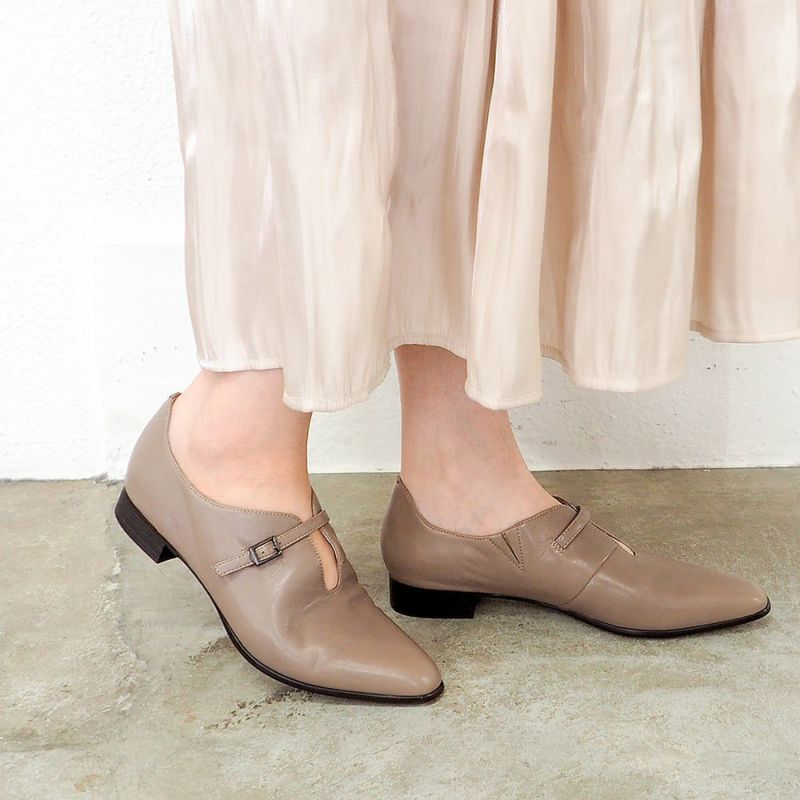 Uカットフラットパンプス （CA_1320703） | あしながおじさん