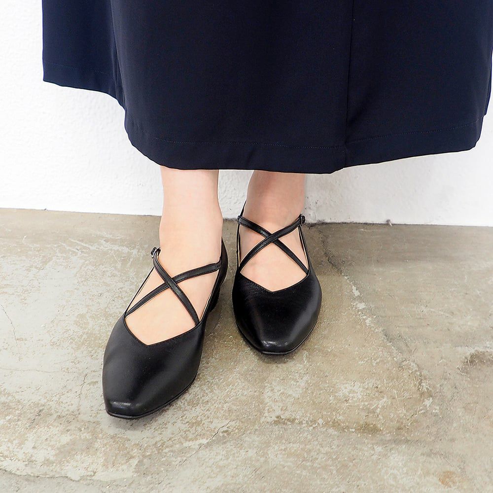 SALE】クロスストラップパンプス（CA_3720561） | あしながおじさん