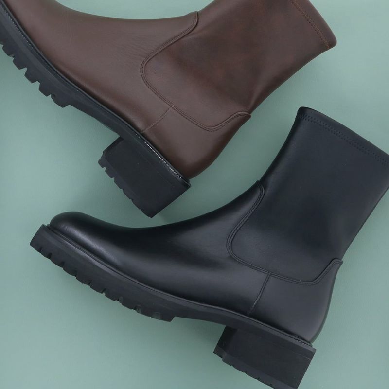 軽量｜厚底ストレッチブーツ