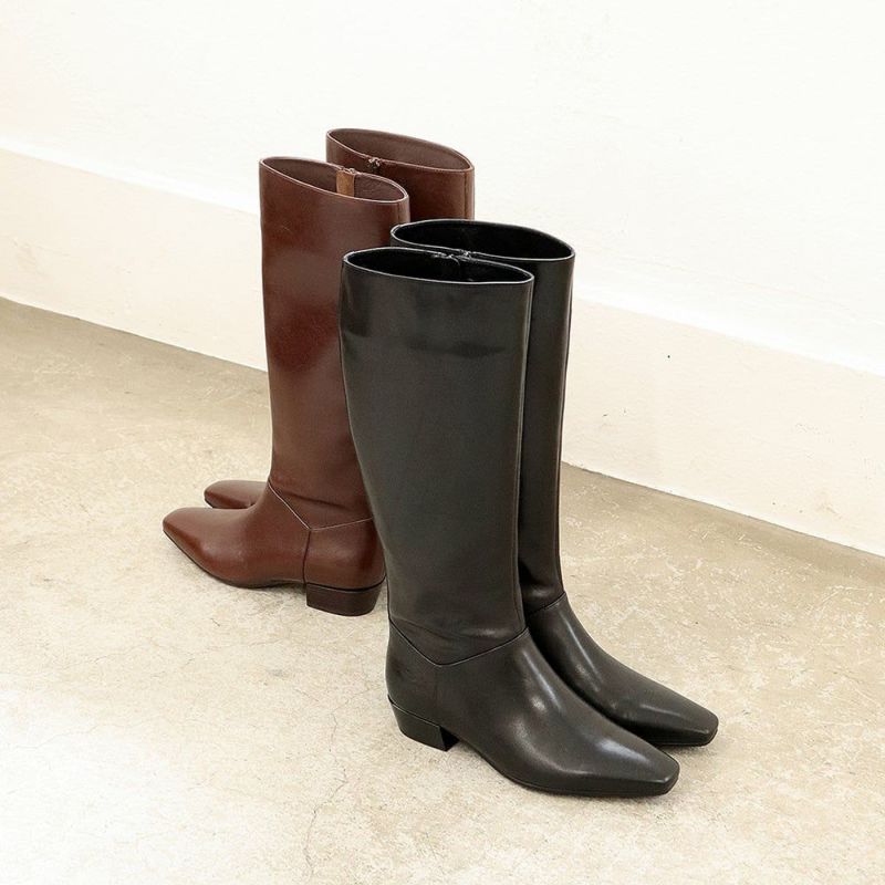防滑│ワイドシャフトロングブーツ 