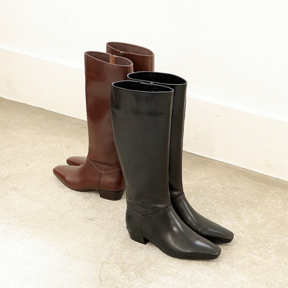 防滑│ワイドシャフトロングブーツ 