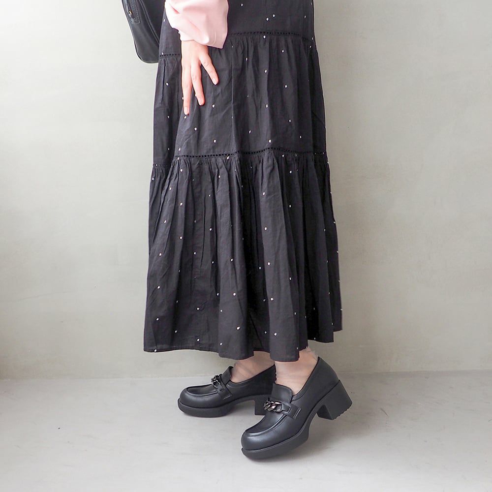 軽量｜厚底チェーンローファー（BY_8510129） | あしながおじさん