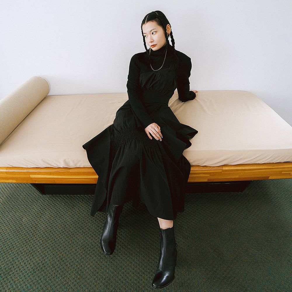 防滑│Vカットサイドゴアブーツ（CA_3720563） | あしながおじさん