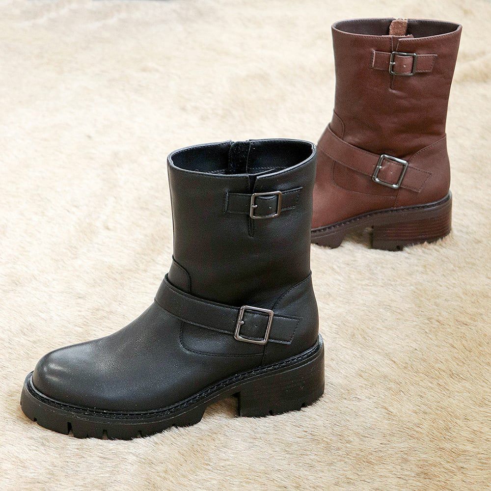 エンジニアレザーブーツ