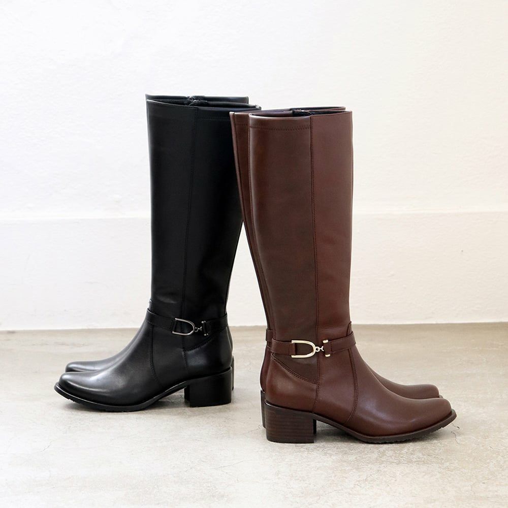 防滑｜ストレッチロングブーツ 