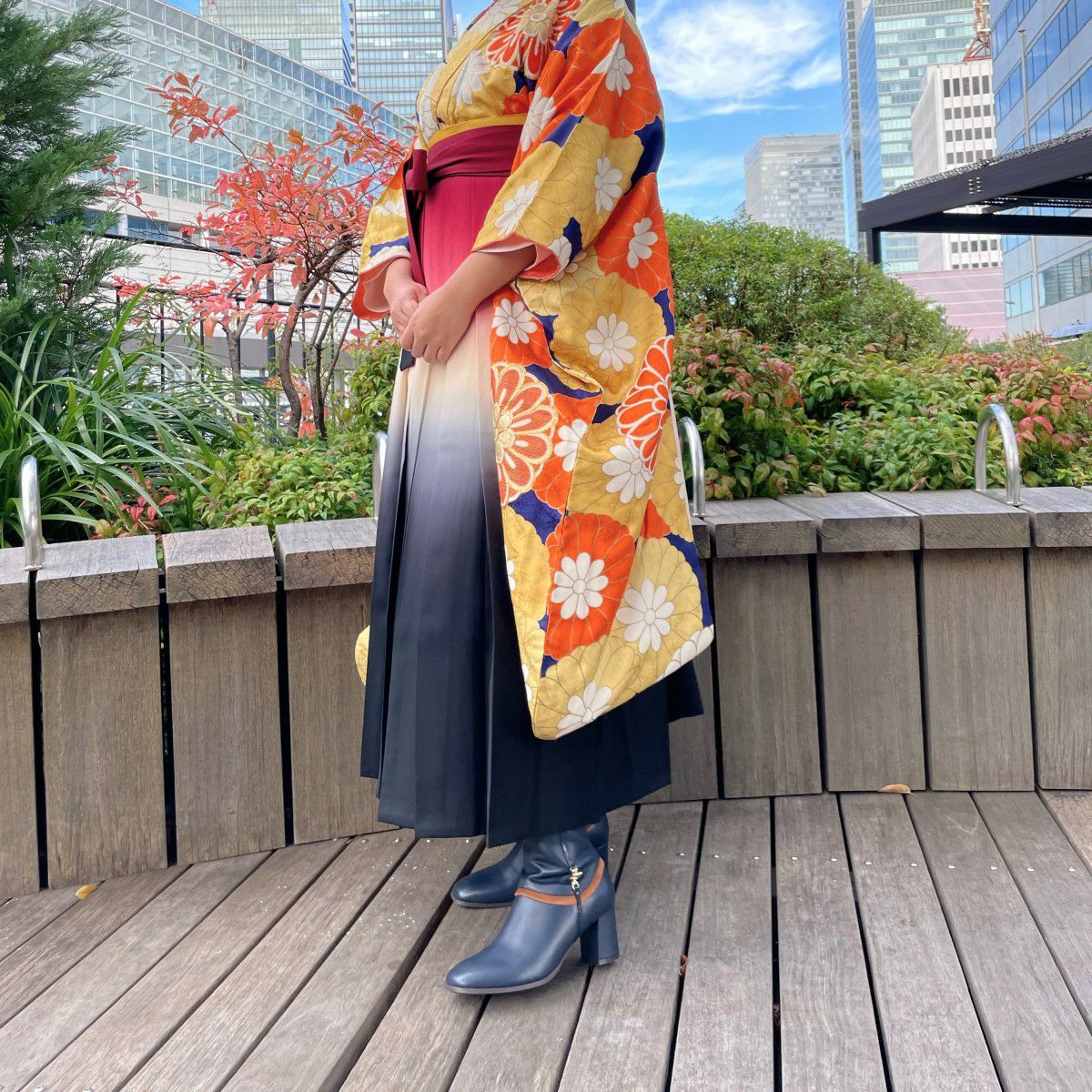 スタッフ着用：ネイビーコンビ