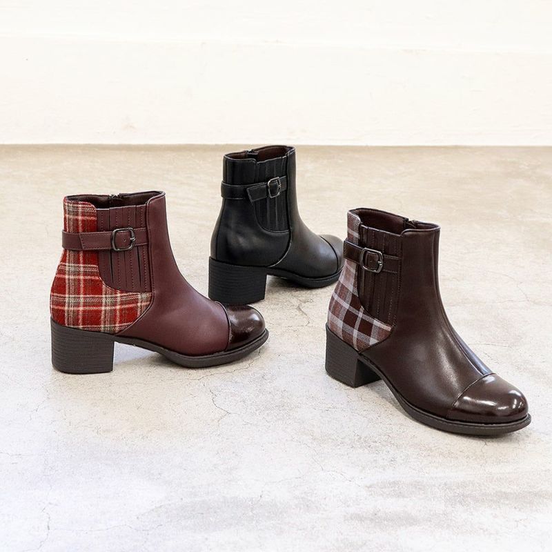 ベルテッドサイドゴアブーツ